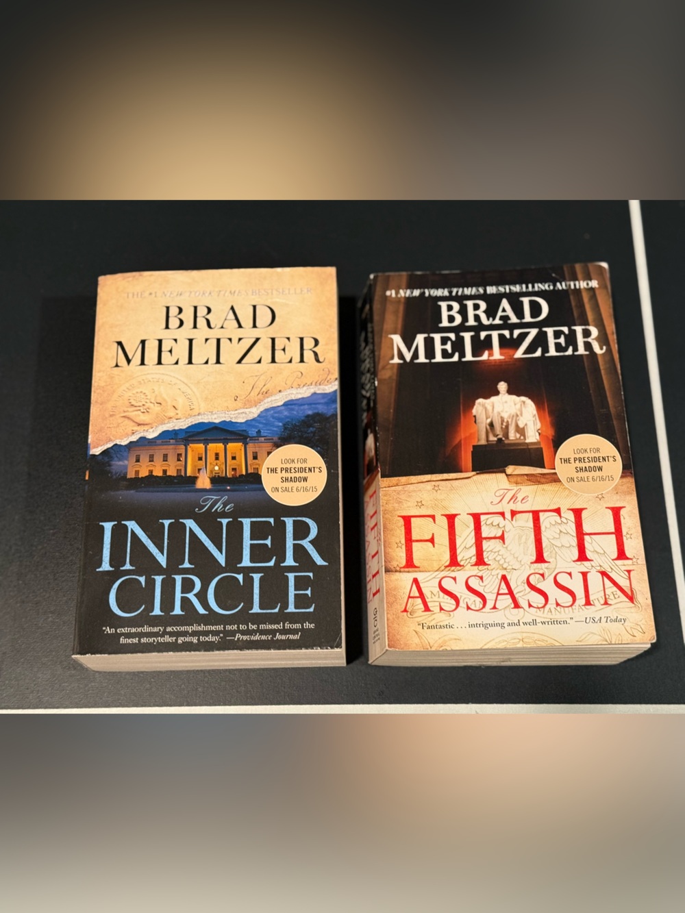 Brad Meltzer 2 Book Thriller Set The Inner Circle & The Fifth Assassin Paperback